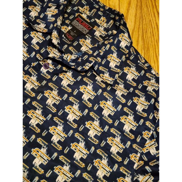 Vintage Fubu Men's Short Sleeve Shirt Size Large - Picture 7 of 7